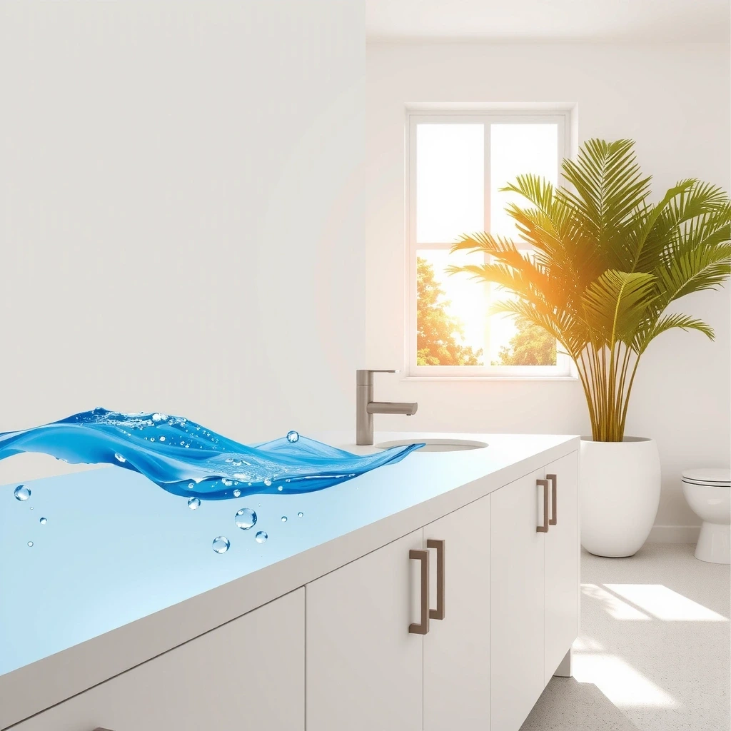 Abstract representation of clean, crisp surfaces